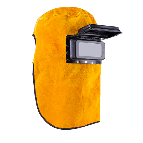 Welding Shield – Leather | Flexible Flame-Resistant Welding Face Shield for Tight-Space Protection