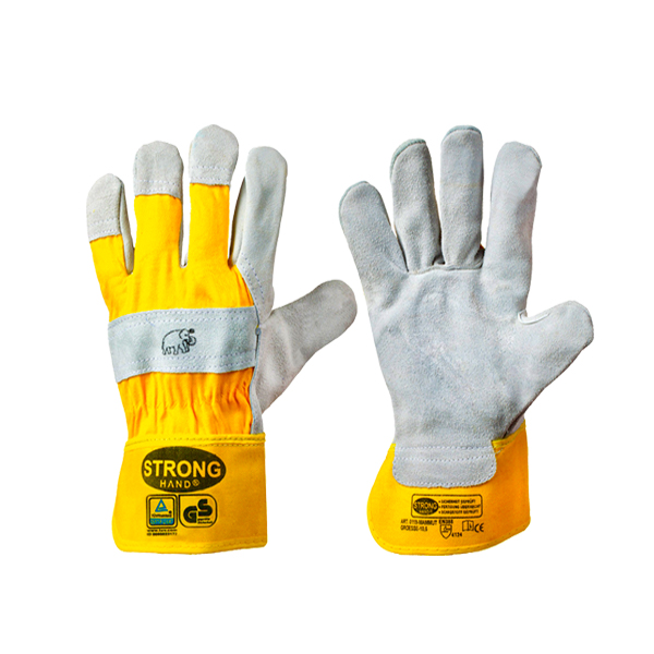 Double Palm Gloves | Heavy-Duty Leather Work Gloves with Reinforced Palm for Rugged Tasks