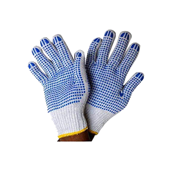 Double Side Dotted Gloves | Reversible Grip Gloves for Warehouse, Packing & General Handling