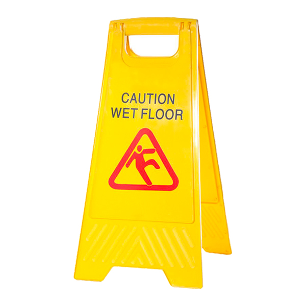 Caution Stand | Portable Safety Sign for Wet Floors, Hazards & Maintenance Areas