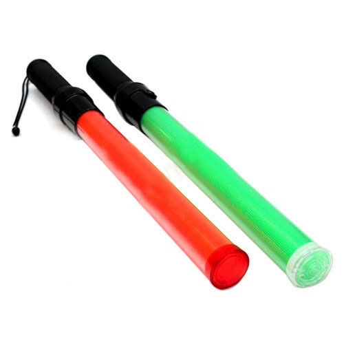 Traffic Baton (2-in-1) | Rechargeable LED Light Wand for Traffic & Security Control