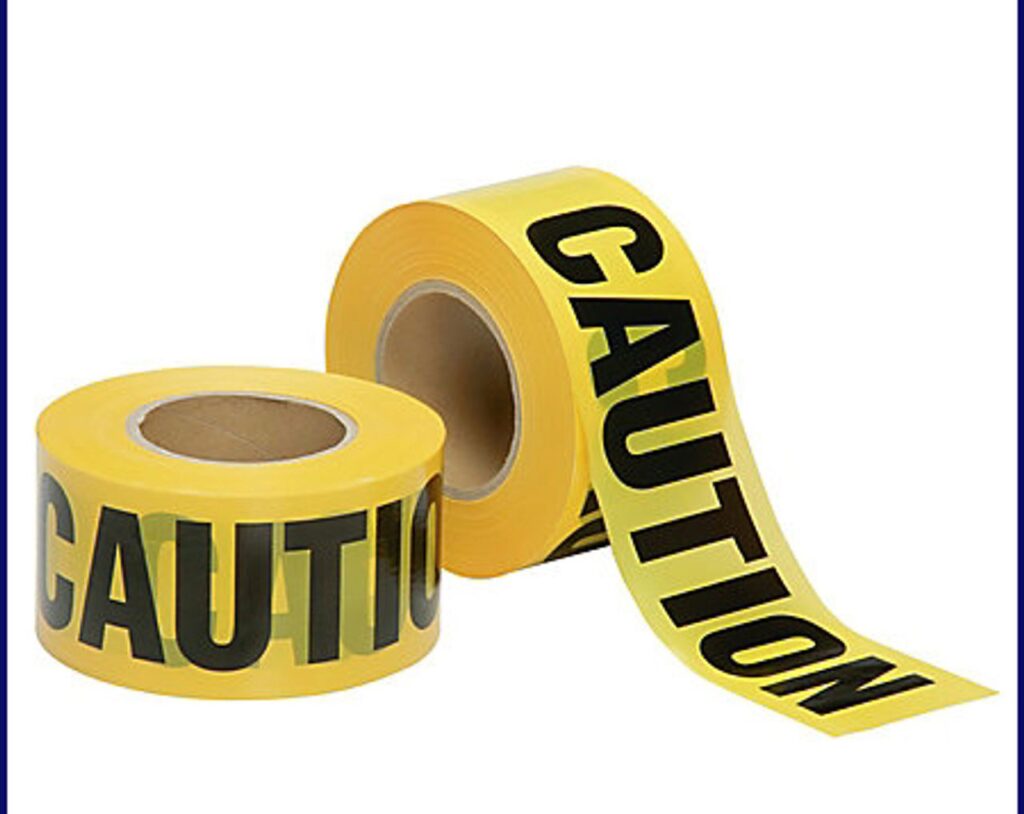 Caution Tape 700m | High-Visibility Barrier Tape for Hazard Marking & Crowd Control