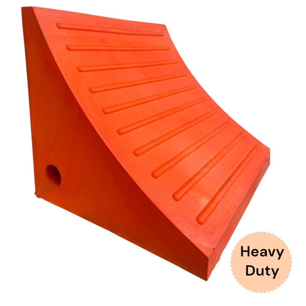 Heavy Duty Wheel Chock | Industrial-Grade Vehicle Restraint for Trucks, Trailers & Heavy Equipment