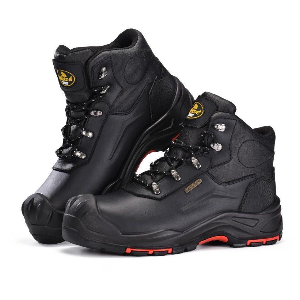 Safetoe Maxforce Boot – Black | Heavy-Duty Steel Toe Safety Boot for Industrial & Rugged Work Environments
